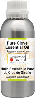 Greenwood Essential Pure Clove Essential Oil (Syzygium aromaticum) Steam Distilled 300ml (10 oz)