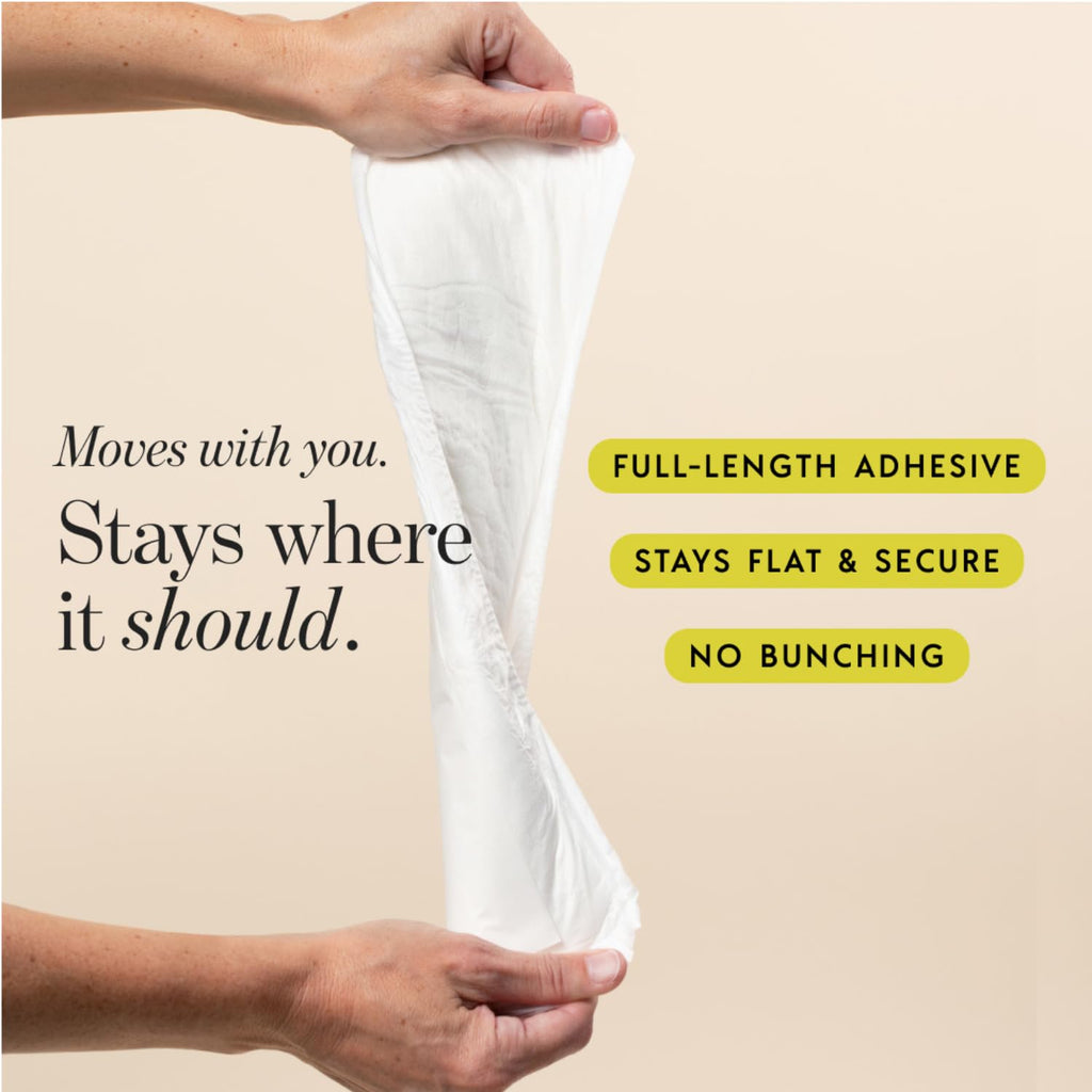 Attn: Grace Hybrid Incontinence Pads for Women - Plant-Based, 28 Count