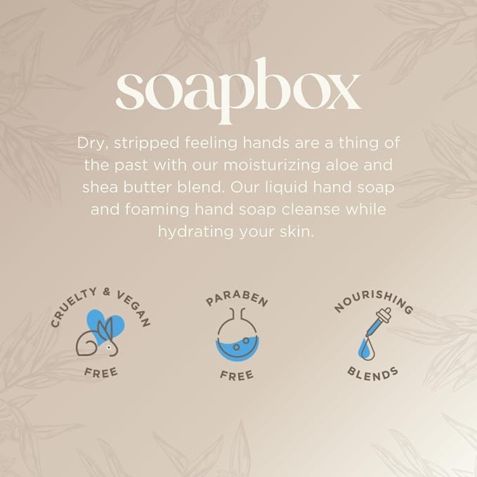 Soapbox Meyer Lemon & Tea Leaves Liquid Hand Soap - Hand Wash - 3 Pack