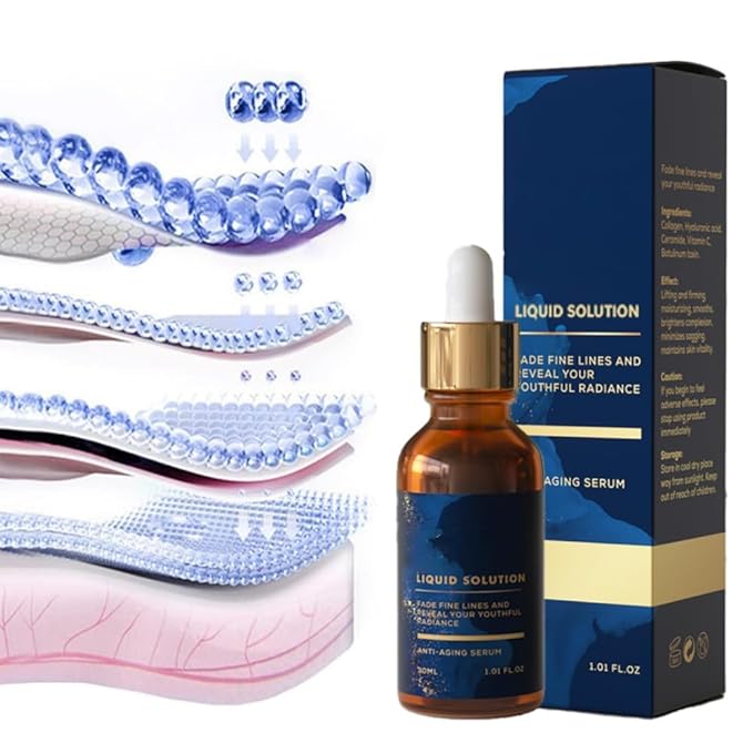 Olavita Serum, Olavita Liquid Solution Anti Aging Serum,Vitamin C & E Serum, Anti Aging Face Tightening, Boost Skin Collagen, Reduce Wrinkles & Plump Skin(3pcs)