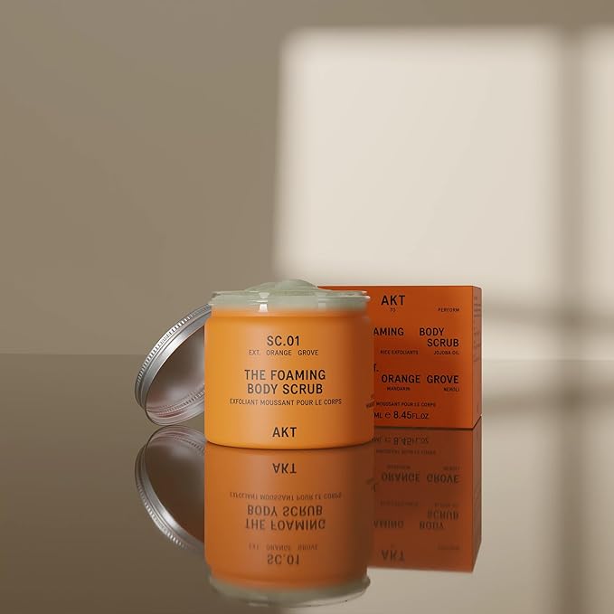 AKT The Foaming Body Scrub, SC.01 Orange Grove, 8.4 Fl Oz, All Genders