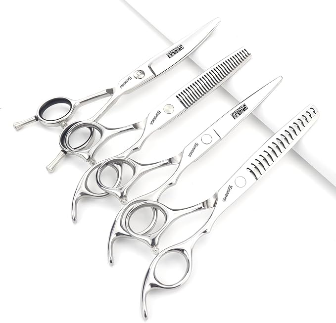 6/6.5-inch Professional Hair Clippers, Hairdressers, efficient Hair Clippers (6 inch-4pc)