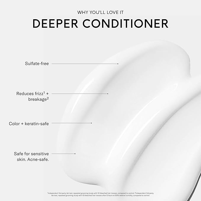 SEEN Deeper Conditioner, Scented- Non-Comedogenic Hair Deeper Conditioner- Dermatologist-Developed - Safe for Sensitive, Eczema & Acne Prone Skin