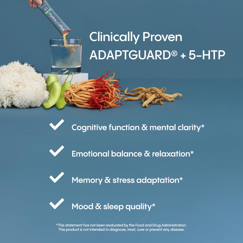Hydralyte Plus Brain Support | Electrolytes Drink with Lions Mane Mushrooms