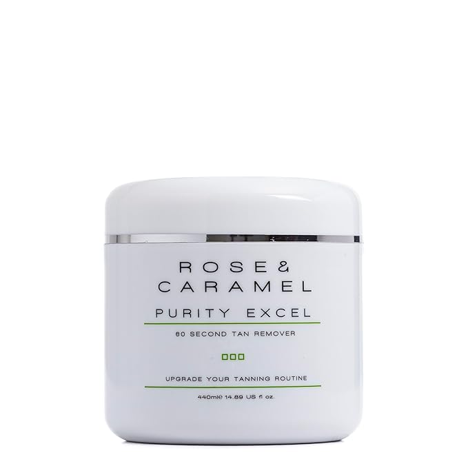 Rose & Caramel Purity Excel 60 Second Self Tan Remover 14.89 Fl Oz (440ml)