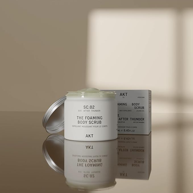 AKT The Foaming Body Scrub, SC.02 After Thunder, 8.4 Fl Oz, All Genders