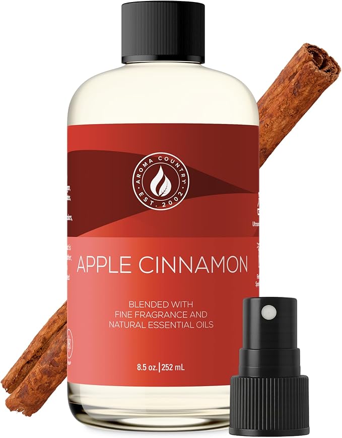 Aroma Country Apple Cinnamon Luxury Diffuser Oil Refill (8.5 Fl Oz)