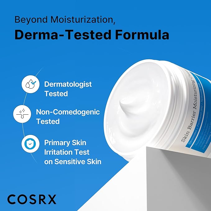 COSRX 100-Hour Hydration Ceramide Body Cream, Non-Greasy, 15.2 fl oz