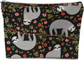 XFN Sloth Gifts Makeup Bag, Sloth Stuff Cosmetic Bag Travel Pouch, Sloths Lovers Gifts for Women Girls Daughter Sisters Coworker Best Friend Friendship Graduation Birthday