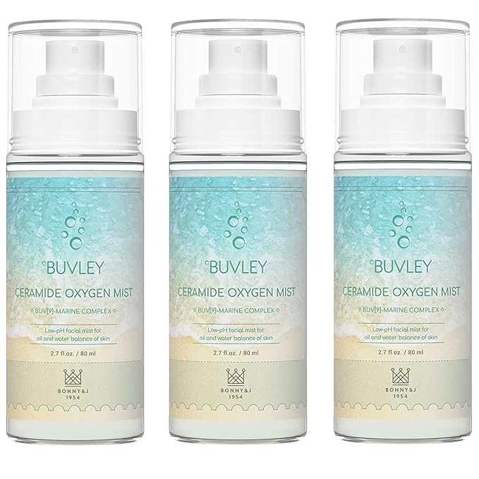 BUVLEY Ceramide Oxygen Face Mist | Low pH, Vegan, Cruelty Free | Hydrating Refreshing Soothing Facial Mist Spray with Antioxidants 2.7 Fl Oz (2)