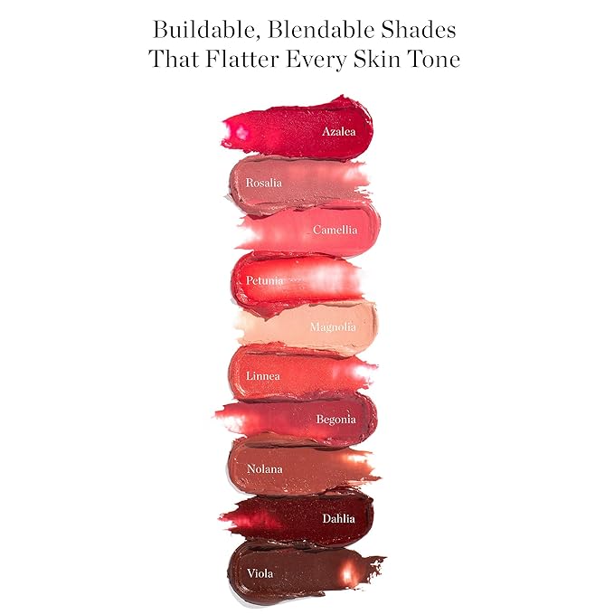 Ogee Tinted Sculpted Lip Oil - Lip Stain Made with 100% Organic Coconut Oil, Jojoba Oil, and Vitamin E - Best as Lip Balm, Lip Color or Lip Treatment - MAGNOLIA