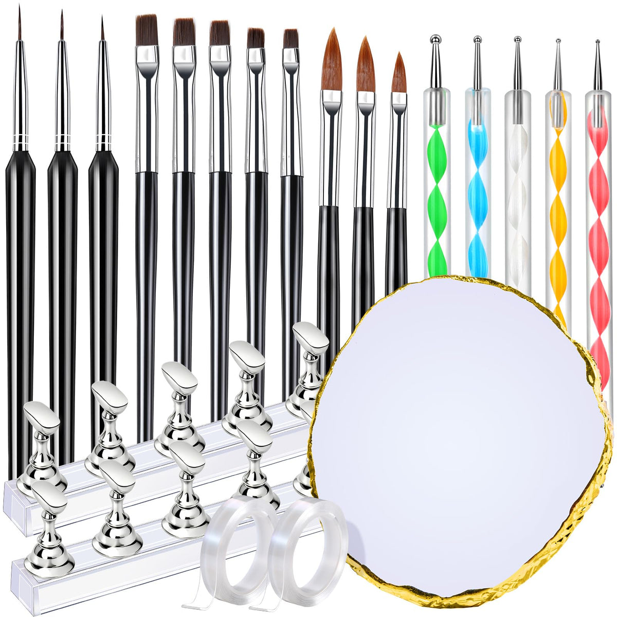 FANDAMEI Nail Art Pens, Nail Art Tools, Nail Design Tools, Nail Stuff