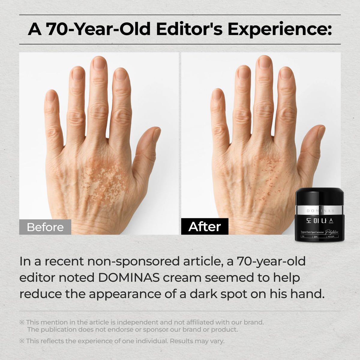 DOMINAS TXA Spot Corrector Cream 1.76 oz - Visibly Reduce Age & Sun Spots