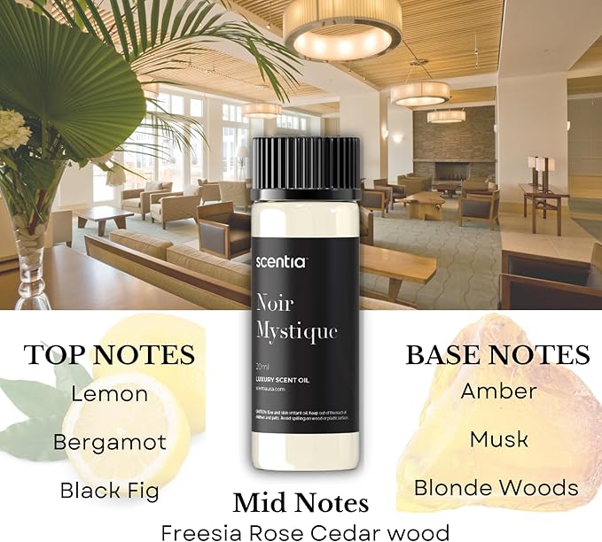 Scentia Luxury Fragrance Collection Diffuser Oils – 3×20 ml Aromatherapy Set | Premium Scents Inspired by 5-Star Destinations | Long Lasting Aroma, Gift-Ready Essential Oil Blend
