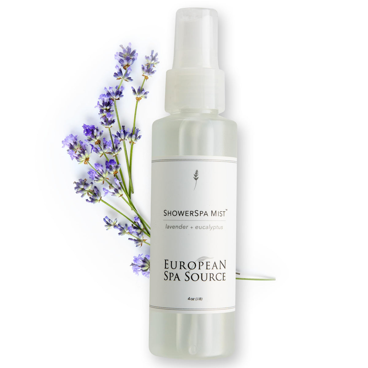 European Spa Source Lavender + Eucalyptus ShowerSpa Mist, 4 Fl Oz