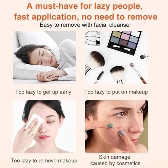 New Irven Five Vitamin C Tone-Up Cream, Brightening Face Moisturizing Makeup Cream Deep Hydration Toning Light Cream Conceal Pores,Tone Correcting BB Cream Tone-Up Lazy Concealer Face Cream