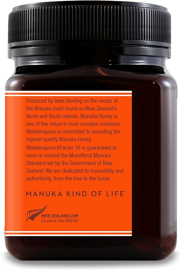 Wedderspoon Raw Manuka Honey 150+ MGO, 35.2 Oz, Unpasteurized New Zealand Honey, Non-GMO, BPA-Free Jar, Superfood & Natural Wellness Support