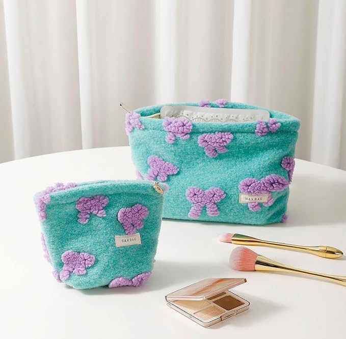 getgto 2 Pcs Makeup Bags, Large Cosmetic Bag Travel Toiletry Bag