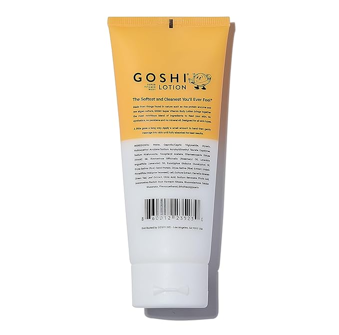 GOSHI Super Vitamin Body Lotion - pH-Balanced, 3.4 oz