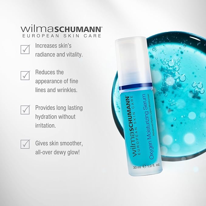 Wilma Schumann Oxygen Moisturizing Serum, Hydrating Face Serum, 1 oz