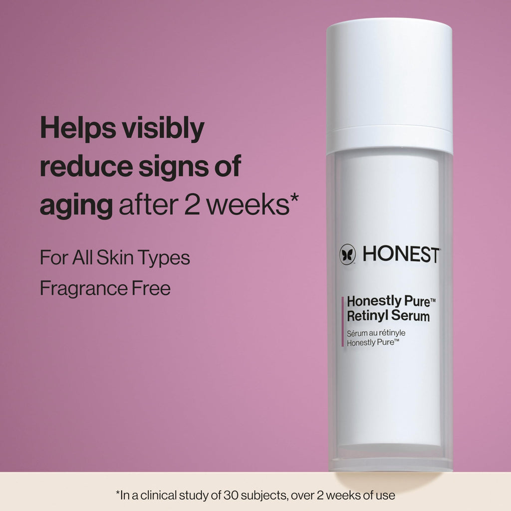 Honest Beauty Honestly Pure Nightly Retinyl Serum, Fragrance-Free, 1 fl oz