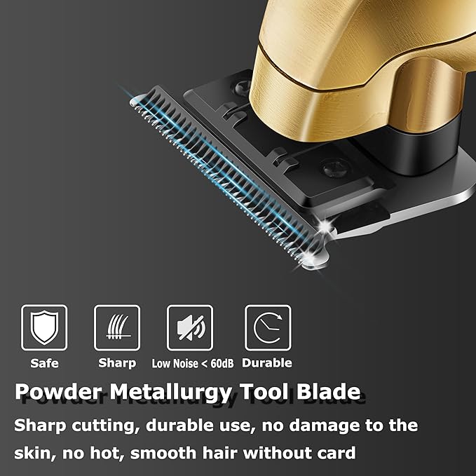 KEMEI 2293 Hair/Beard Trimmer for Men Zero Gapped Hair Clippers for Barbers