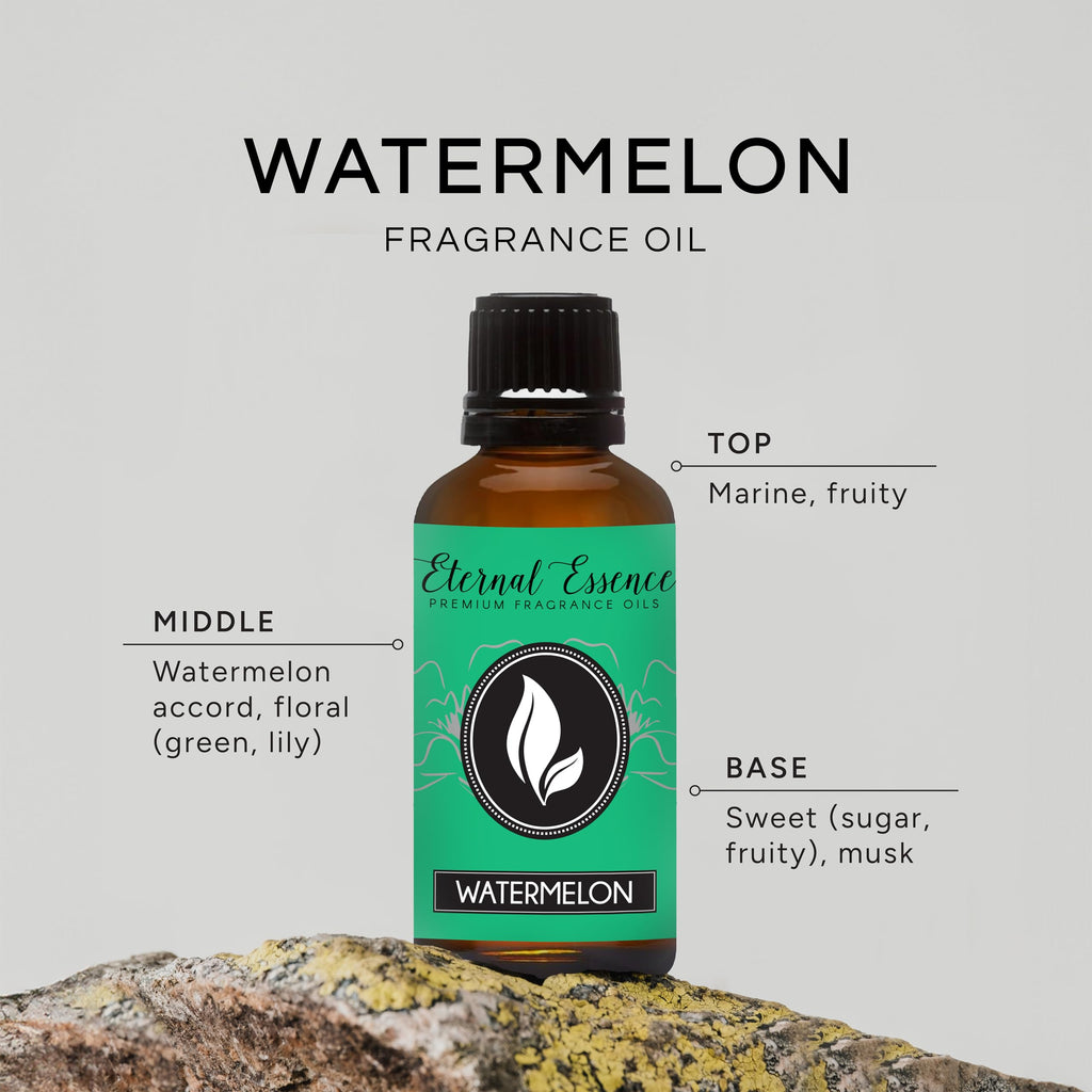 Eternal Essence Oils Watermelon 30ml Premium Fragrance Oil - for Candle, Soap Making, Aromatherapy, Diffusers, Home Care, & Humidifiers
