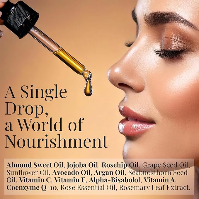 ljörk Q-10 Face Oil | 15 in 1 Powerful Anti-Aging Facial Oil with CoQ10, Vitamin C & E | Hydrating, Lightweight Oil for Radiant Skin