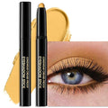 Wugbc Eyeshadow Stick Matte Eye Shadow Pencil Cream to Powder Eye Brightener Crayon Long-Lasting Crease-Proof Neutral Eyeshadow Buildable Blendable High Pigmented Eye Liner Makeup for Women, 7 YELLOW