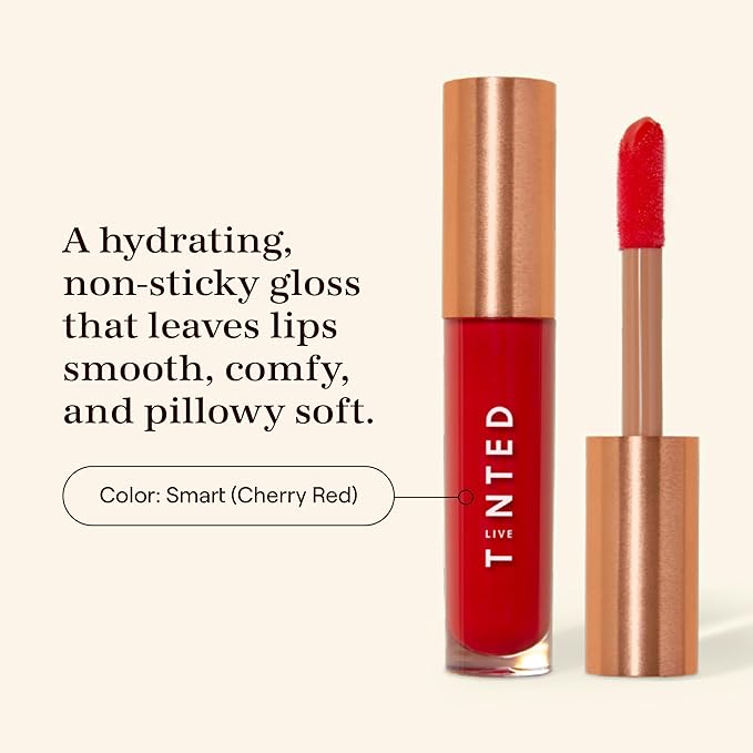 Live Tinted Huegloss High-Shine Hydrating Lip Gloss - Cherry Red, 0.15 oz