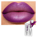 Depuplum Purple Matte Lipstick Silver Lipstick Ombre Lips Dual Tone