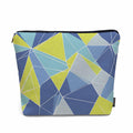 Kalygon Woman Makeup Bag Triangle, Geometric Stripe Triangle Makeup Bags Travel Cosmetic Bags Toiletry Makeup Organizer Pencil Pouch Make Up Cosmetic Bag For Owners Lady Birthday Gifts