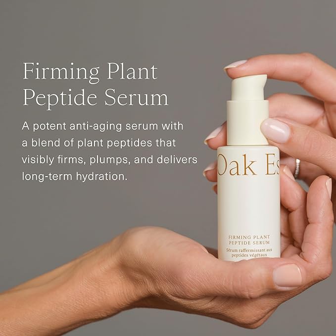 Oak Essentials Firming Plant Peptide Serum, Peptide Face Serum, 1 fl oz