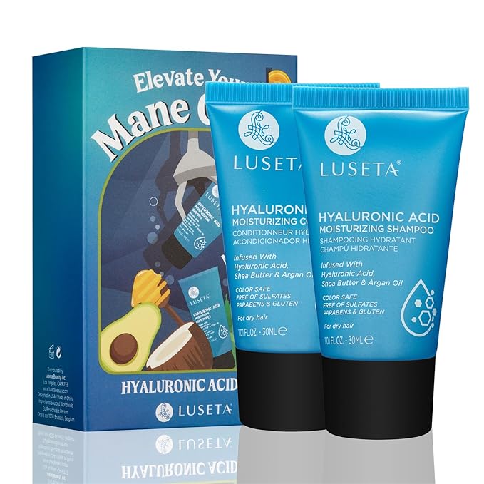 Luseta Hyaluronic Acid Travel Size Shampoo & Conditioner Set 2 x 1.01oz