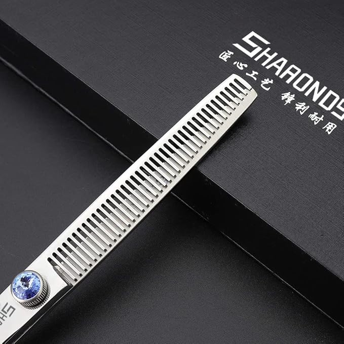 Professional Japanese Hairdressing Scissors - Slim Design, 7 Inch, 2 Pieces (Men & Women)