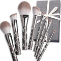 ENZO KEN Natural Goat Hair Makeup Brush Set Professional, Snowflake Cosmetic Brushes Makeup Set, Natural Makeup Brushes, Natural Bristle Makeup Brushes, Natural Hair Makeup Brushes Set Professional.
