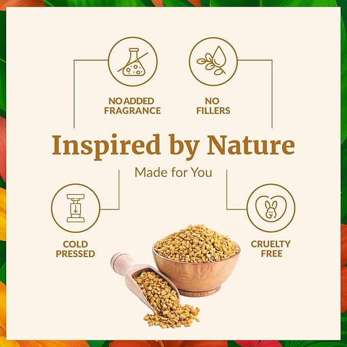 SVA Fenugreek Oil 4 Fl Oz - for Face, Skin Care, Hair Care, Scalp Massage & Body Massage – Carrier Oil with Dropper