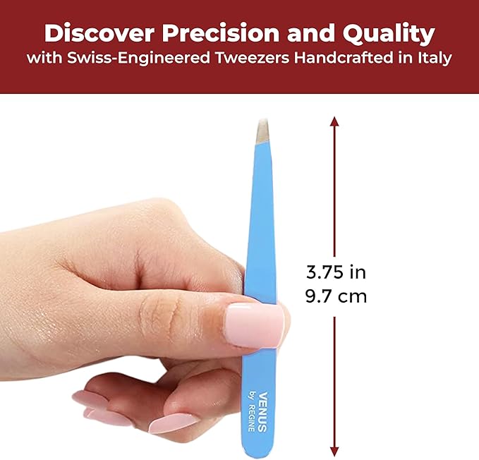Venus by Regine Slant Tweezers, Blue