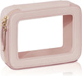 Prite Clear Makeup Bag Travel Cosmetic Organizer Toiletry Case for Women