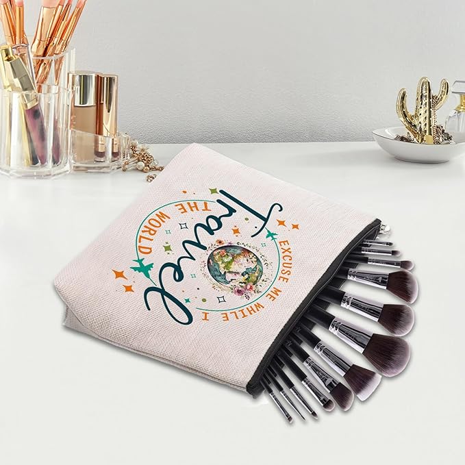 CEASQVAA Travel Gifts for Women: Cosmetic Bag - Best for International Travelers & Weekend Trips