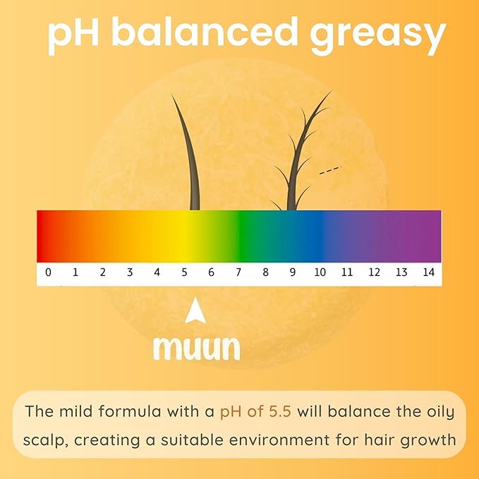 Muun Ginger Shampoo and Conditioner Bar Thickening Sulfate Silicone Free