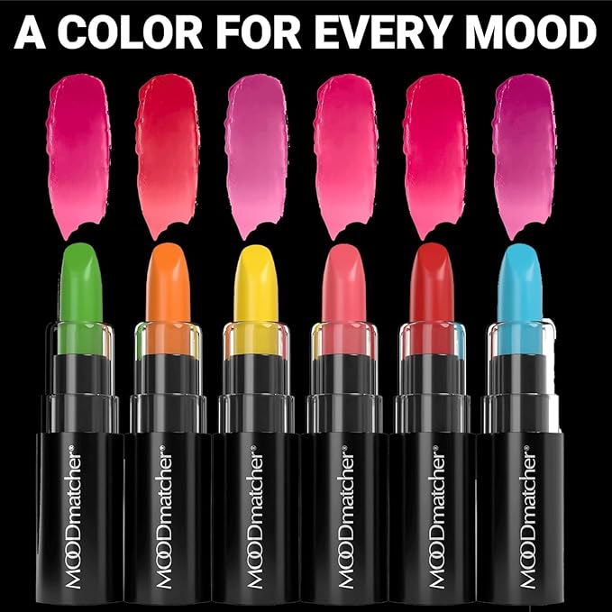 MOODmatcher LIVAURA Long Lasting Lipstick for Women – Color Changing Moisturizing Cream Lipsticks, Smudge Proof Lip Stick, Easy to Apply Lip Makeup, Made in USA (Yellow)