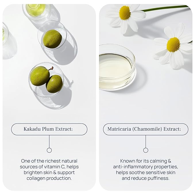 PUREANCE Lift & Glow Organic Eye Cream for Dark Circles & Puffiness