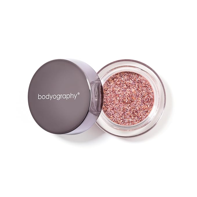 Bodyography Glitter Pigment Eye Shadow | Long Wear Shimmer Eyeshadow | Vegan, Talc & Paraben Free | Cream Powder Formula | Eclipse (Burgundy) 1.5 g