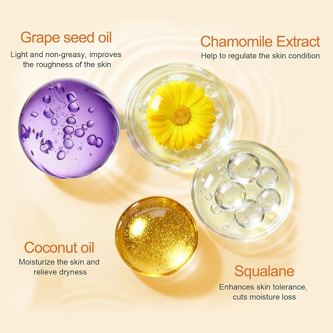 NorCare Skin Care Essential oil Coconut & SqualaneDual-Essence Oil Skincare Tech 2026 | 80ml Soothes,Brightens, and repairs your skin barrier. Formulated for allskin types