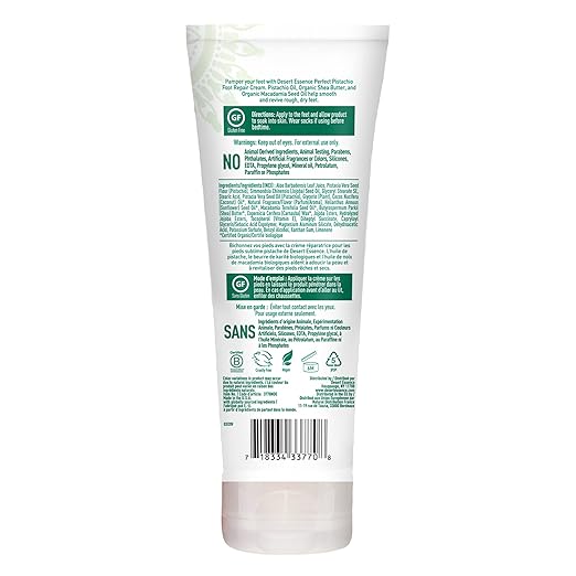 Desert Essence Pistachio Foot Repair Cream, 3.5 FZ