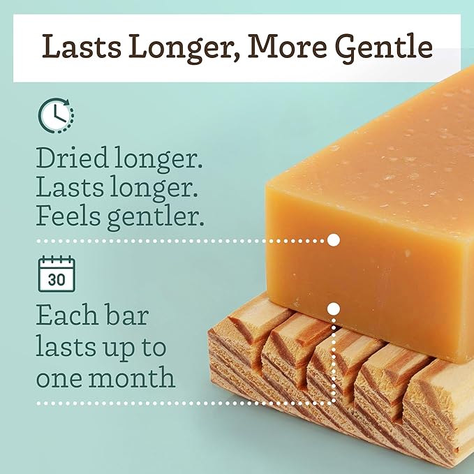 Southern Natural Goat Milk Soap Bar Essential Oil Blend, 3 Pack, Dry Skin