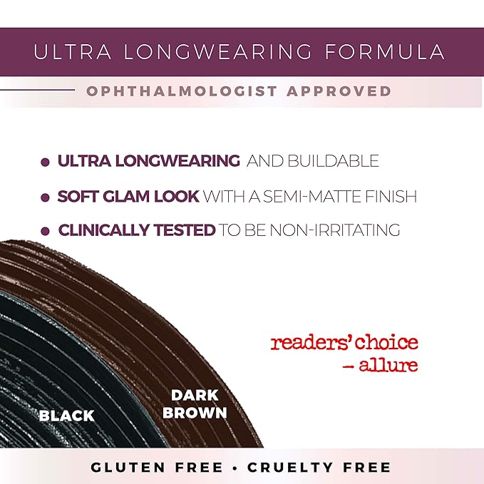 blinc Amplified Tubing Mascara, Volumizing, Soft-Glam, Dark Brown