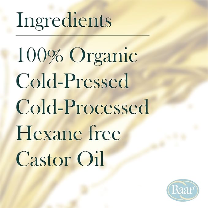Baar Palma Christos Organic Castor Oil, 8 oz