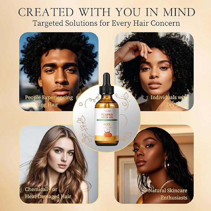 Hobaca Hair Strengthening Oil for All Hair Types (Pumpkin)